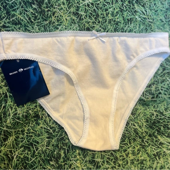 BRANDY MELVILLE CREAM PANTY - Picture 1 of 1